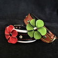 Load image into Gallery viewer, The "Flower" handmade puppy collar
