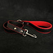 Handstitched soft leather leash