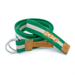 Customizable fabric and leather belt