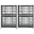 Load image into Gallery viewer, 37" Stackable Heavy Duty Dog Crate 371D03
