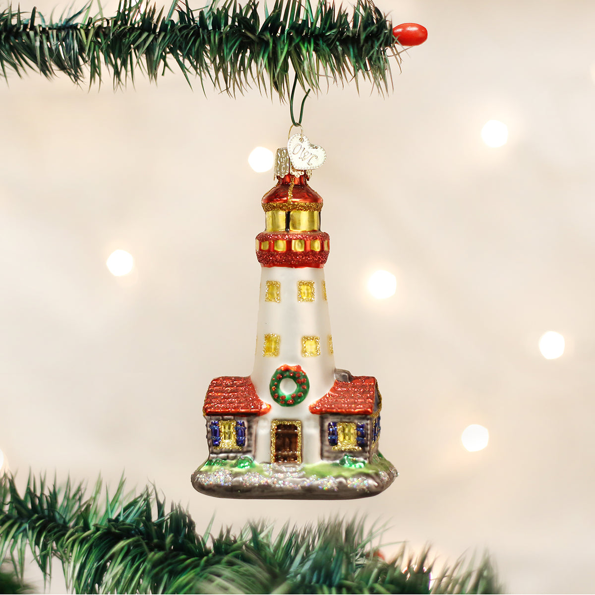 Lighthouse Ornament - Southlake Paws
