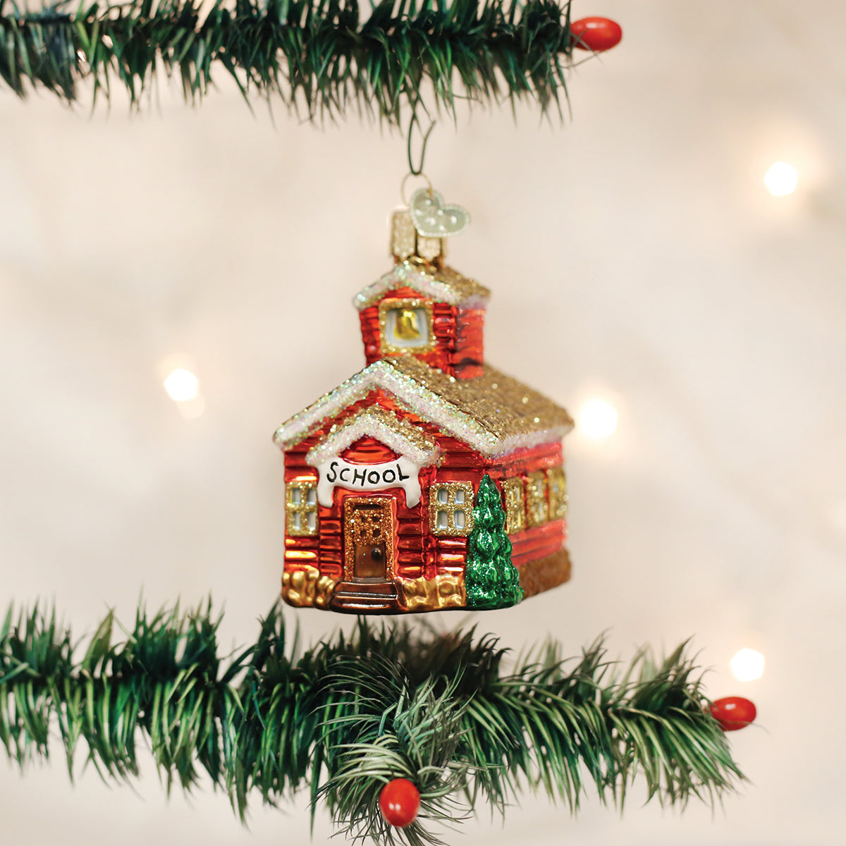 School House Ornament - Southlake Paws