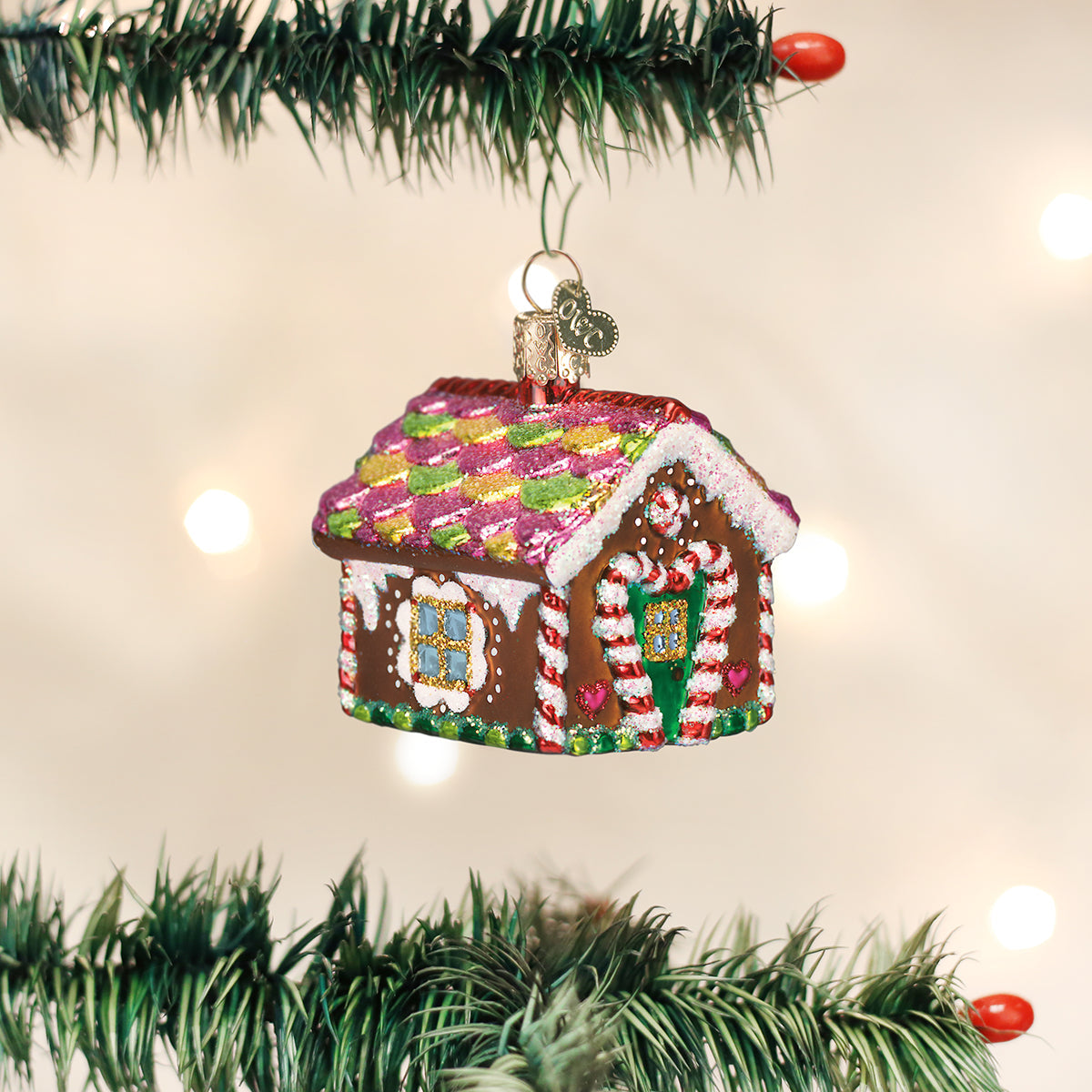 Gingerbread House Ornament - Southlake Paws
