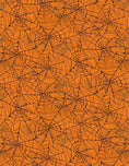 Load image into Gallery viewer, Halloween Bandana | Halloween Dog Bandana, Orange Spider Web | One Spooktacular Dog - Southlake Paws
