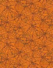 Halloween Bandana | Halloween Dog Bandana, Orange Spider Web | One Spooktacular Dog