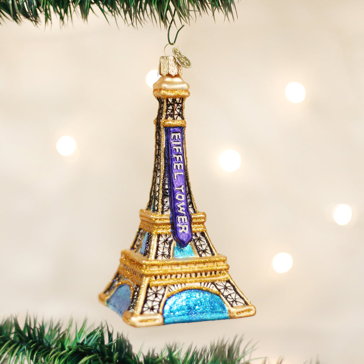 Eiffel Tower Ornament - Southlake Paws
