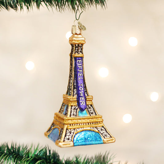 Eiffel Tower Ornament - Southlake Paws