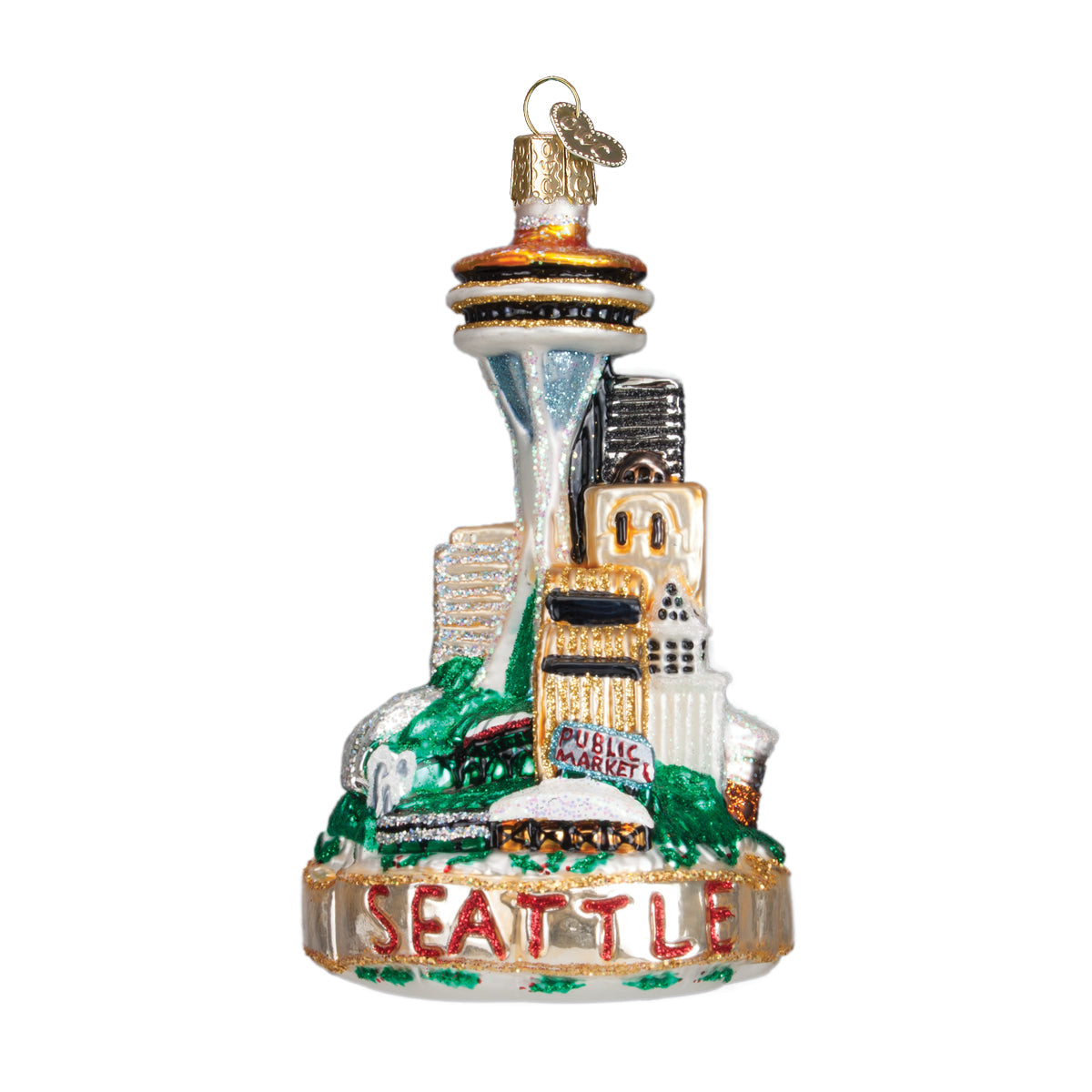 Seattle Skyline Ornament - Southlake Paws