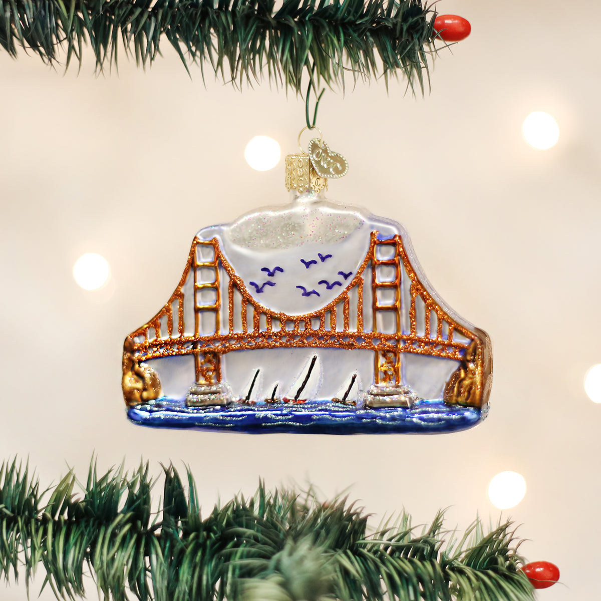 Golden Gate Bridge Ornament - Southlake Paws
