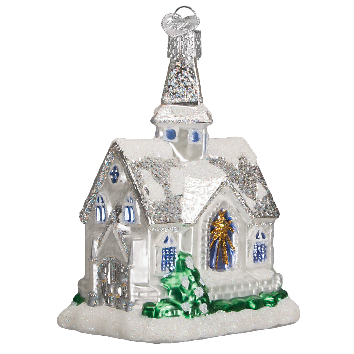 Sparkling Cathedral Ornament - Southlake Paws