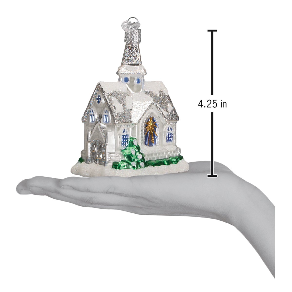 Sparkling Cathedral Ornament - Southlake Paws