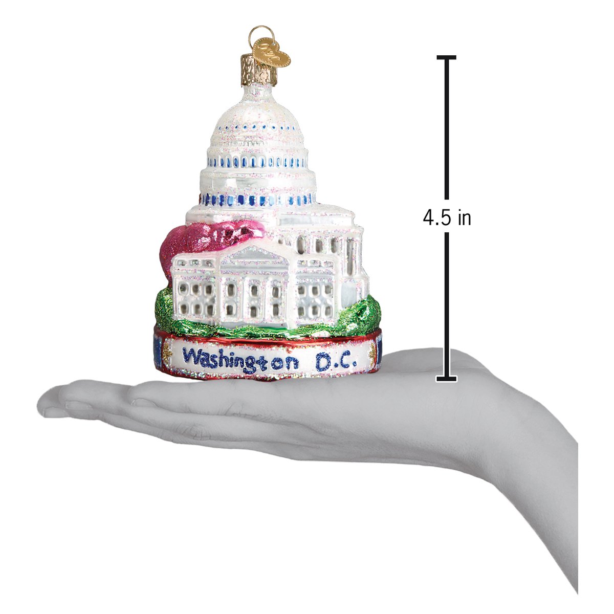 Washington D.C. Ornament - Southlake Paws