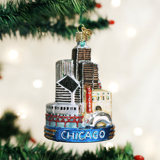 Chicago Christmas Ornament - Southlake Paws
