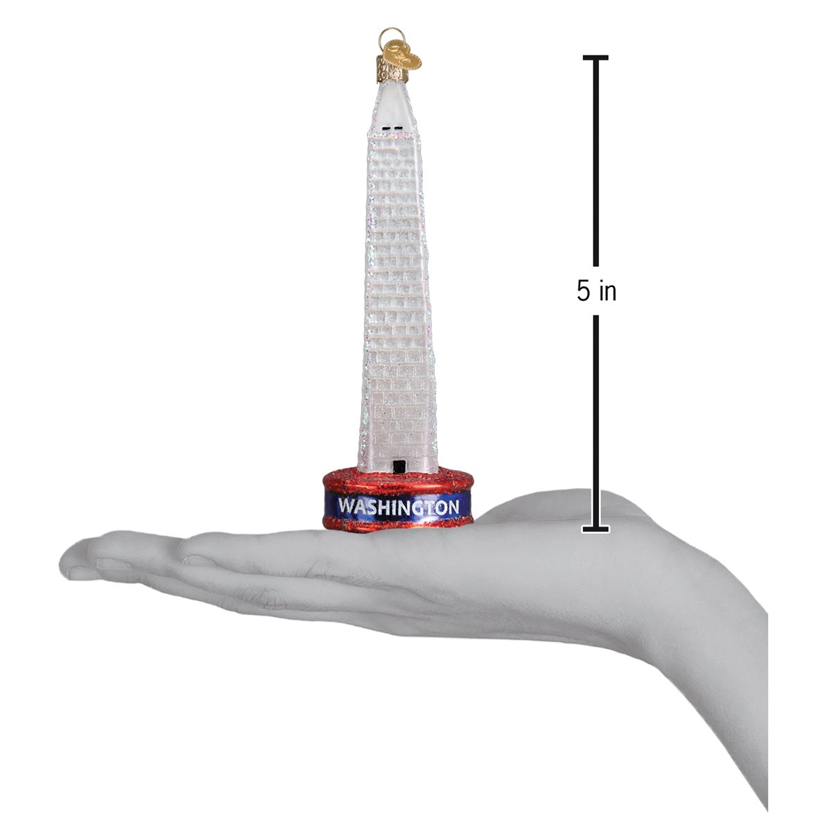 Washington Monument Ornament - Southlake Paws