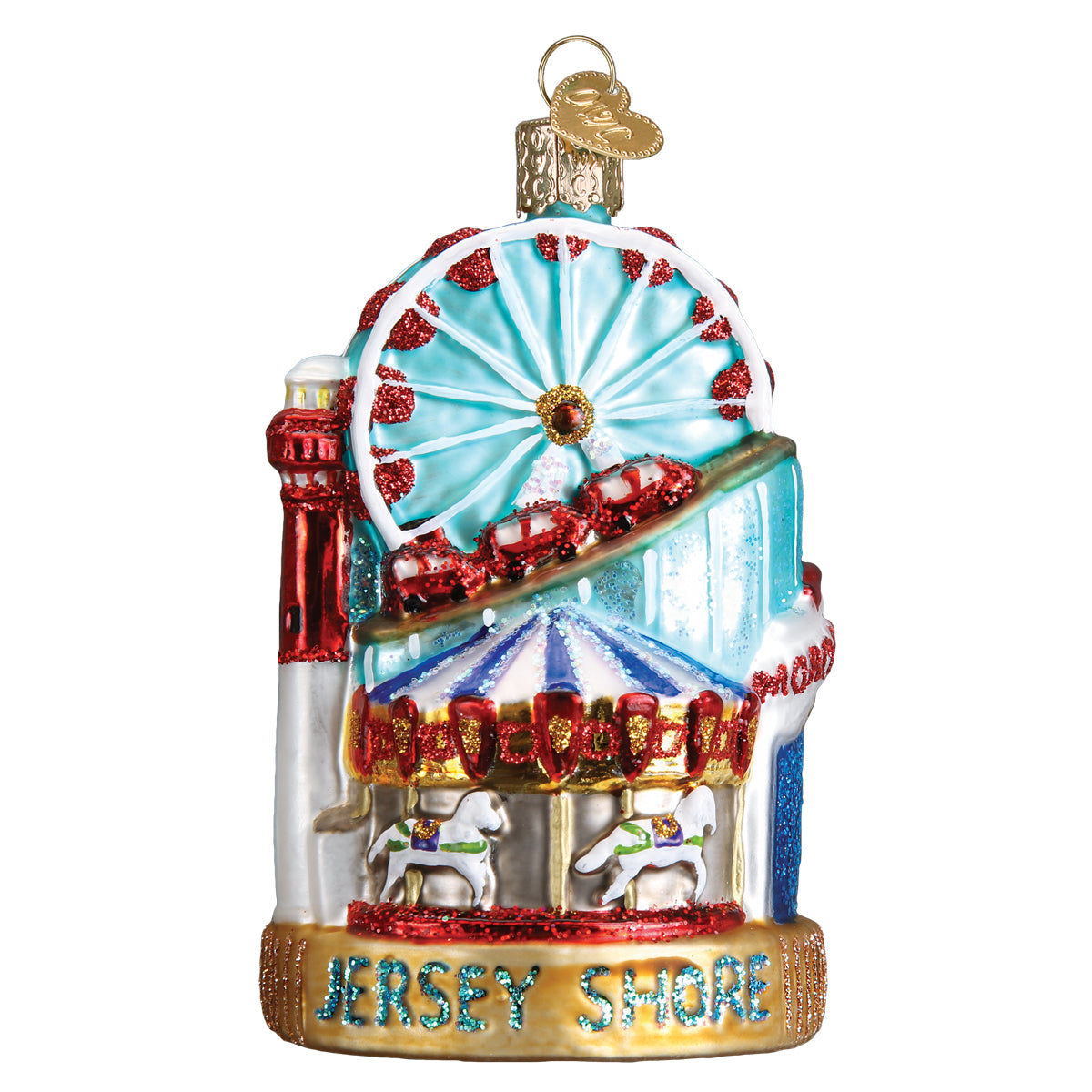 Jersey Shore Ornament - Southlake Paws