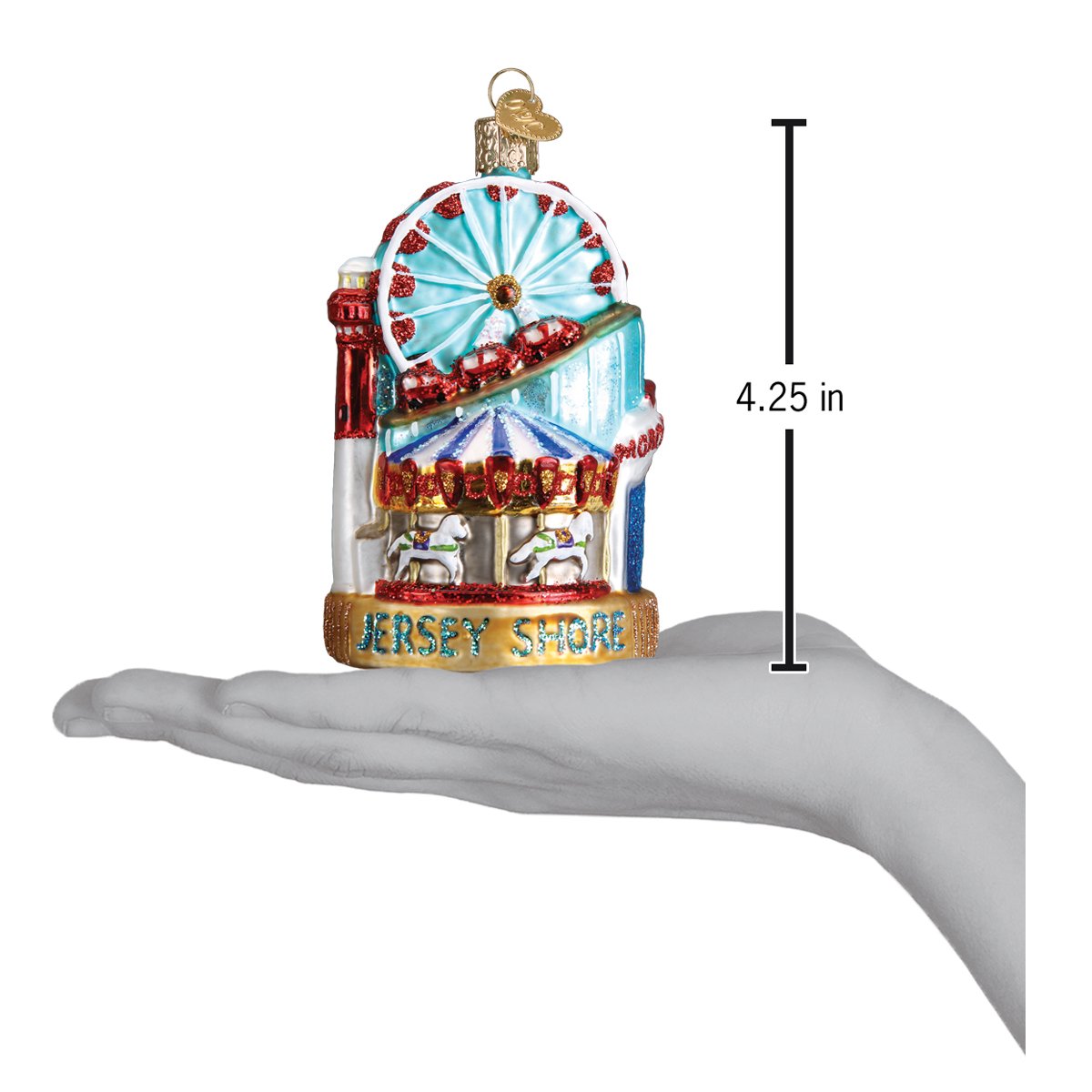 Jersey Shore Ornament - Southlake Paws