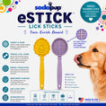 Load image into Gallery viewer, eStick Hand-Held Dog Enrichment Toy - Interactive Lick Stick | USA Made
