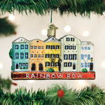 Rainbow Row Ornament