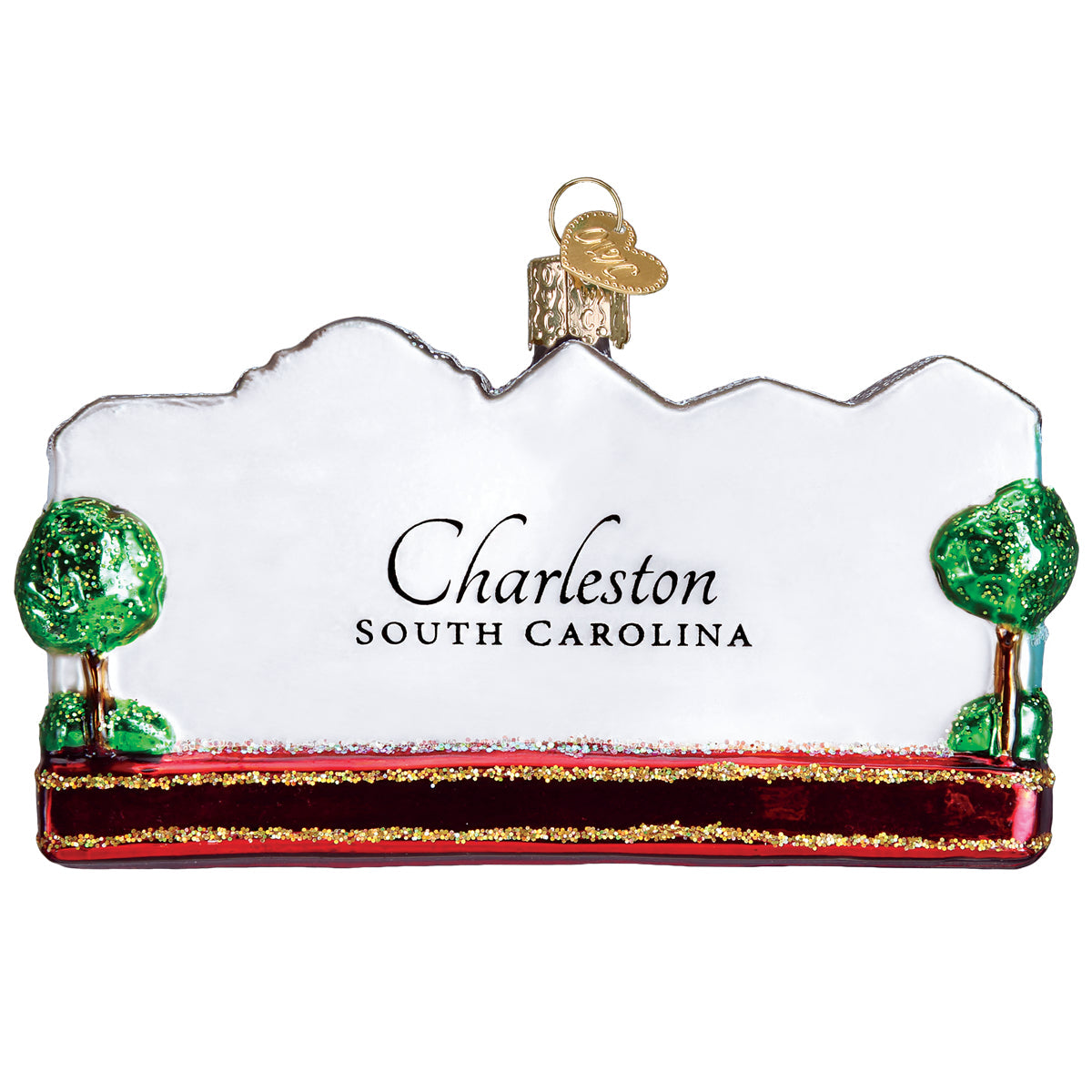 Rainbow Row Ornament - Southlake Paws