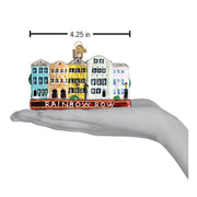 Rainbow Row Ornament