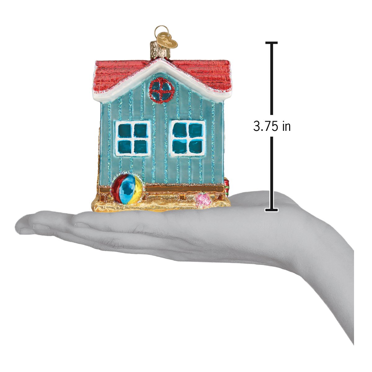 Beach House Ornament - Southlake Paws