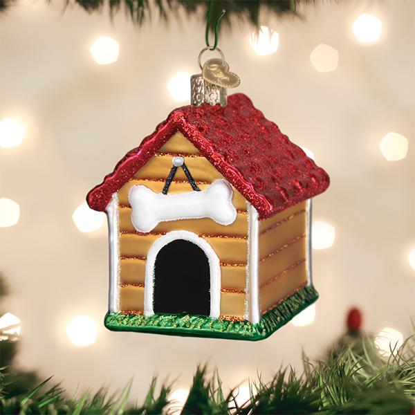 Dog House Ornament - Southlake Paws