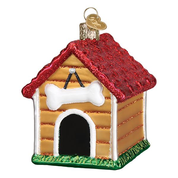 Dog House Ornament - Southlake Paws