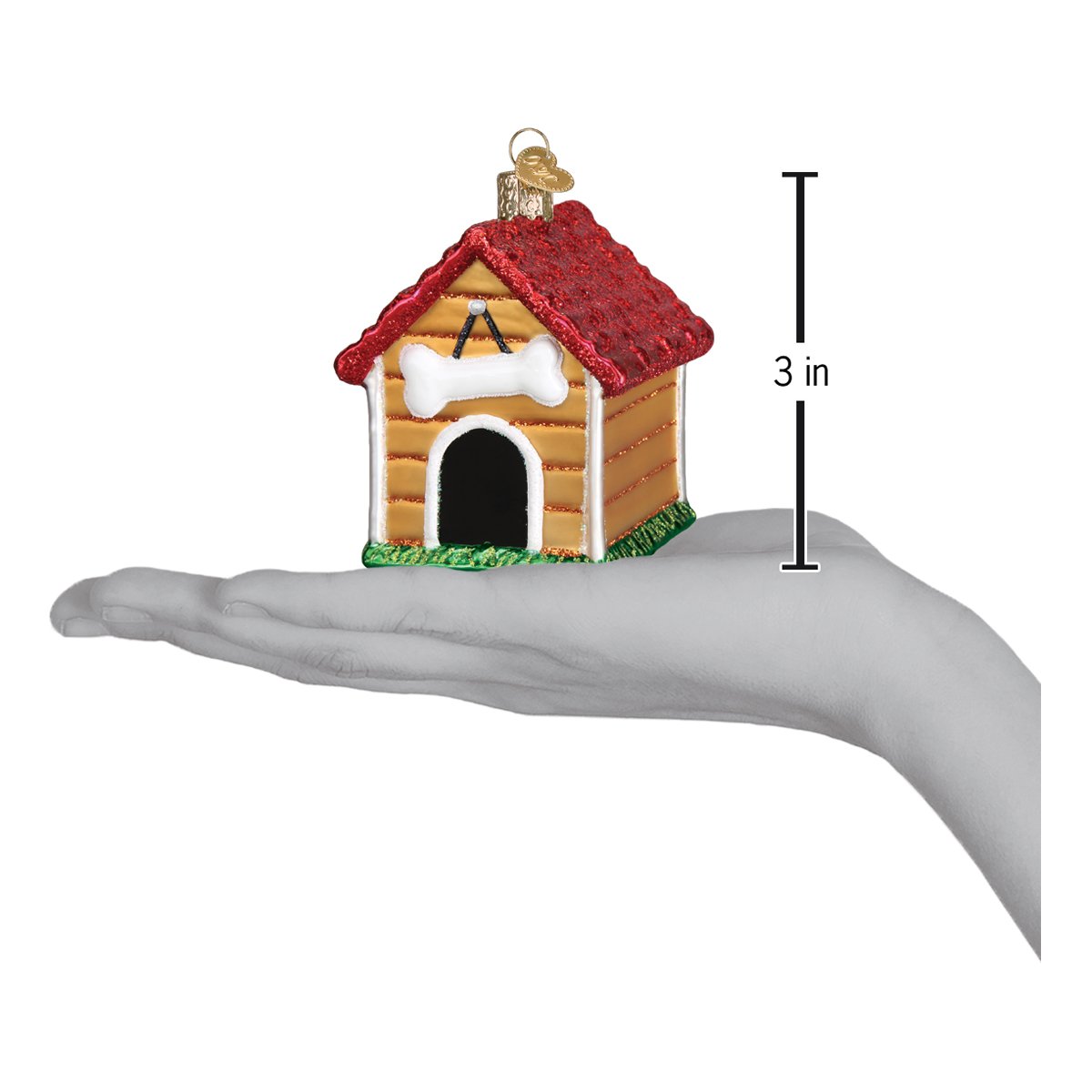 Dog House Ornament - Southlake Paws