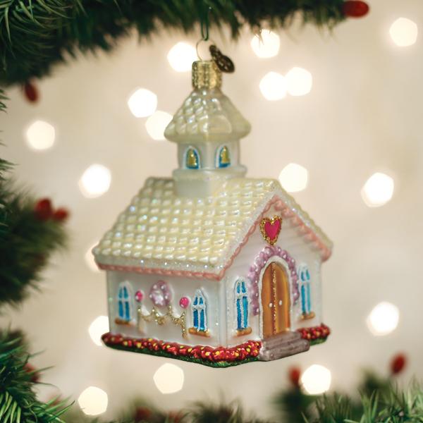 Wedding Chapel Ornament - Southlake Paws