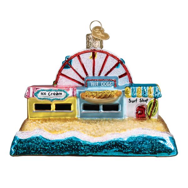 Beachscape Ornament - Southlake Paws