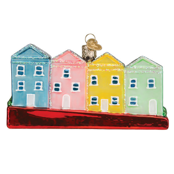 San Francisco Painted Ladies Ornament - Southlake Paws