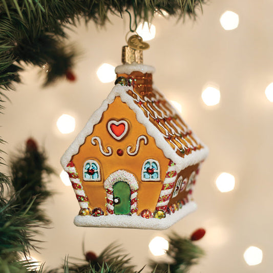 Sweet Gingerbread Cottage Ornament - Southlake Paws
