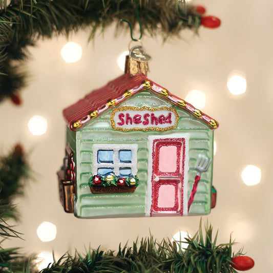 She Shed Ornament - Southlake Paws