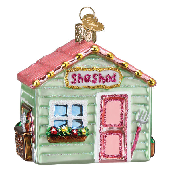 She Shed Ornament - Southlake Paws