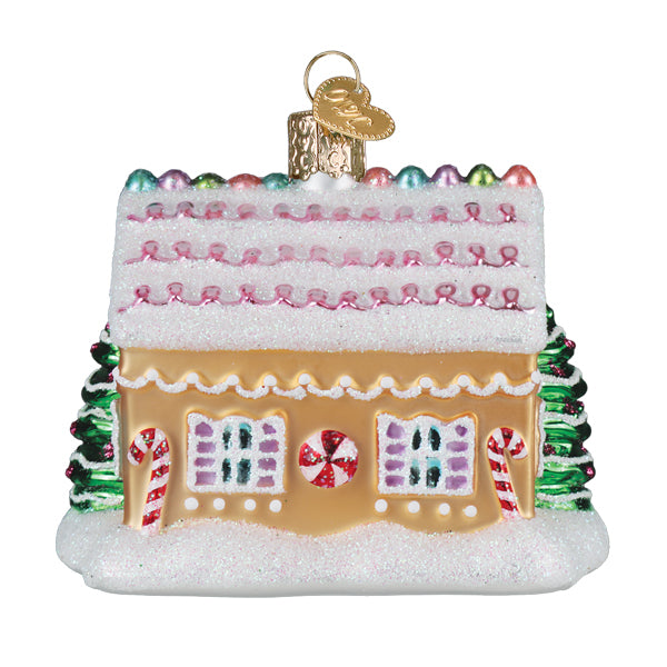 Sugar Coated Cottage Ornament - Southlake Paws
