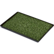 Mr. Peanut's Potty Place - Artificial Grass Puppy Pad for Dogs and Small Pets – Portable Training Pad with Tray 