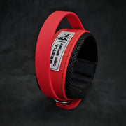 BESTIA DOG SPORT HANDLE COLLAR ALL RED 