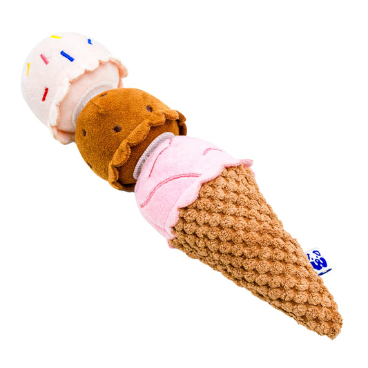 ICE CREAM PLUSH DOG TOY - Southlake Paws