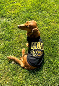 Load image into Gallery viewer, Parisian Pet 'Goal Digger' Motivational Dog Shirt – Trendy Black Embroidered Pet Apparel for Dogs & Cats
