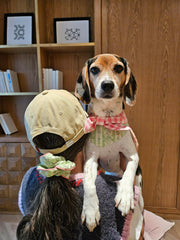 Picnic Bliss Floral Gingham Print Bandana 