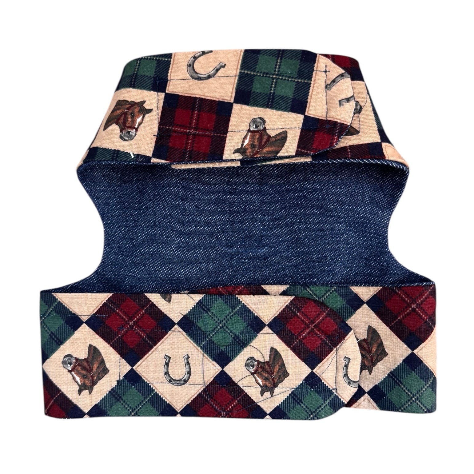 The Saddlebrook Denim Dog Harness