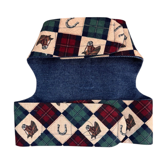 The Saddlebrook Denim Dog Harness
