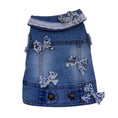 Load image into Gallery viewer, Blue Vest with Pink or Blue Mini Bows
