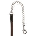 Load image into Gallery viewer, ExionPro Duo-Tone Leather Lead with Chain - Havana
