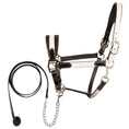 Load image into Gallery viewer, ExionPro Duo-Tone Leather Halter - White
