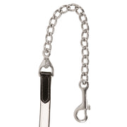 ExionPro Duo-Tone Leather Lead with Chain - White