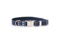 Load image into Gallery viewer, Bestseller Quick-Release Blue Jeans Leather Dog Collar with Metal Buckle
