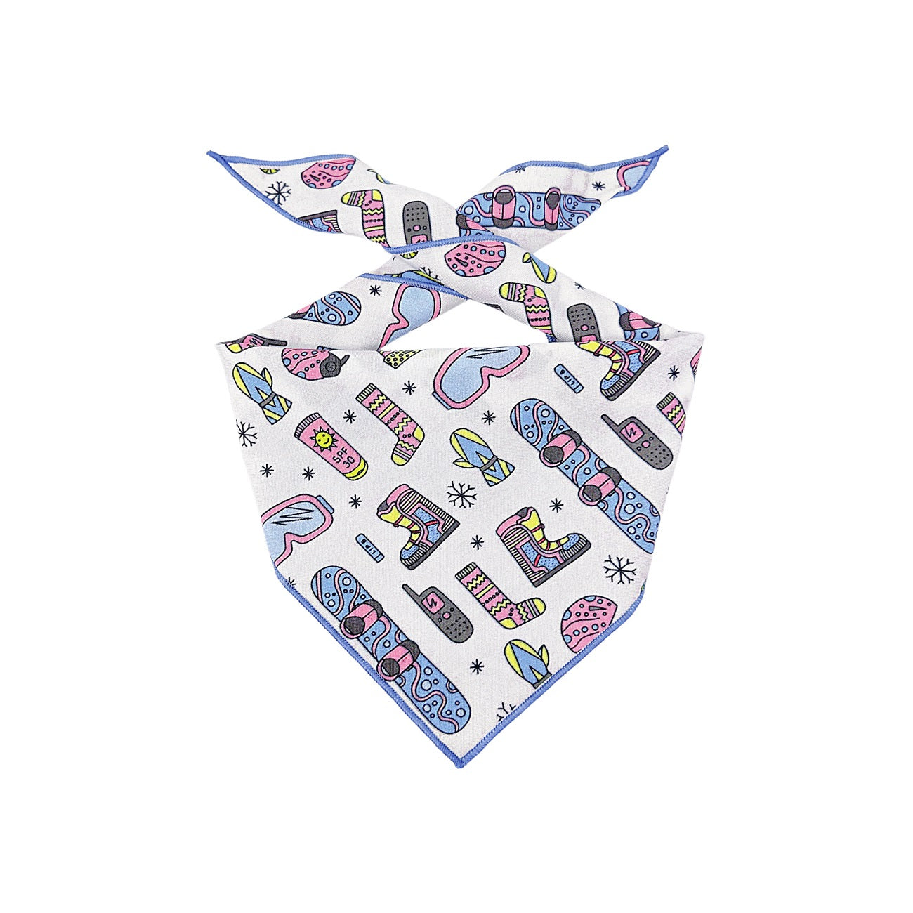 Dog Bandana | Holiday Bandana | Winter | Ski | Snow Board - Southlake Paws