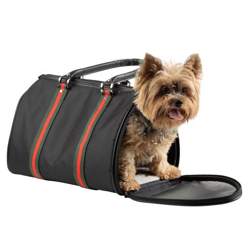 Duffel - Black with Stripe