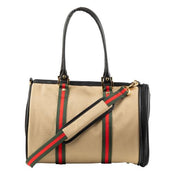 Duffel - Khaki with Stripe